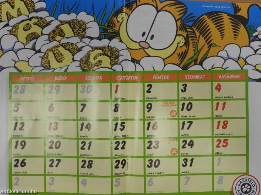 Garfield 2014. április