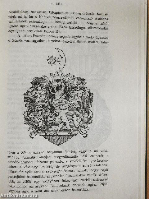 A magyar nemzetségek a XIV. század közepéig/Magyar nemzetségi czímerek