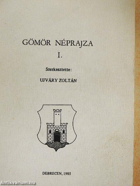 Gömör néprajza I.