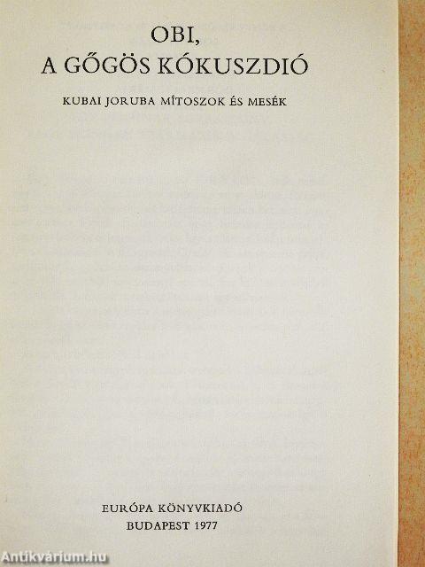 Obi, a gőgös kókuszdió