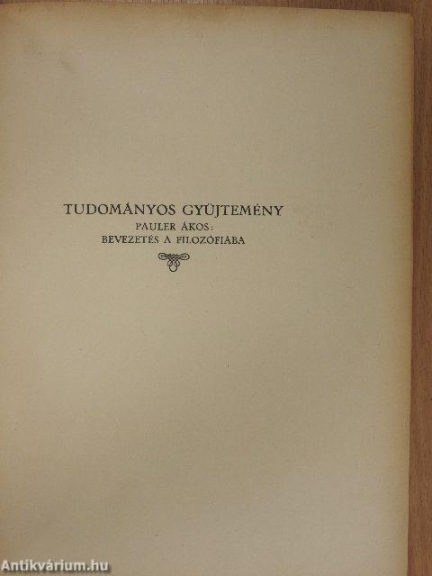 Bevezetés a filozófiába