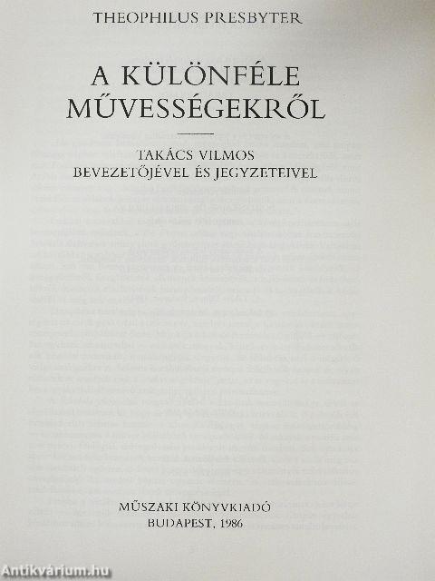 A különféle művességekről