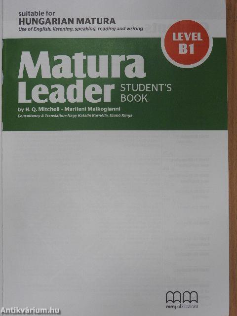 Matura Leader - Student's Book - Level B1 - CD-vel
