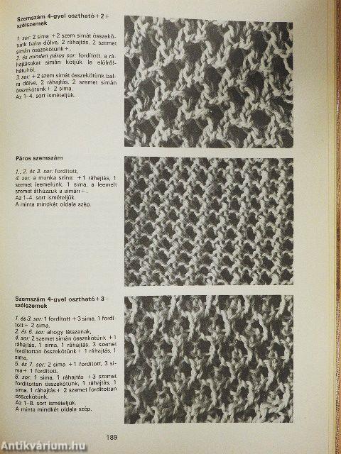 Aranykéz kötésmintakönyv