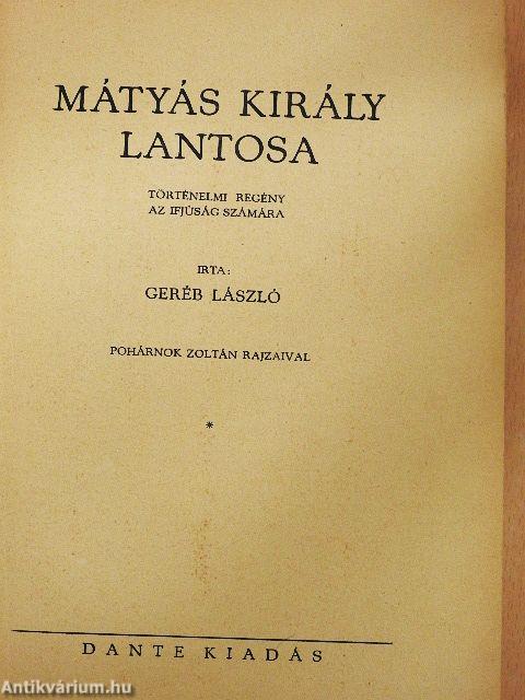Mátyás király lantosa