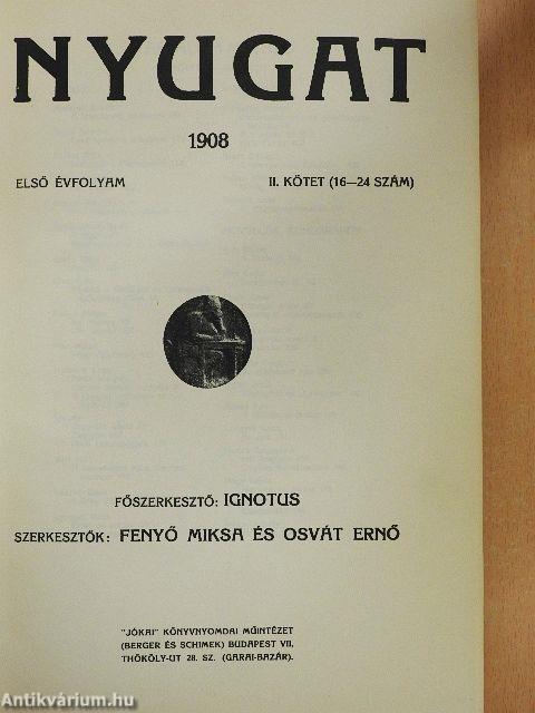 Nyugat 1908. II.