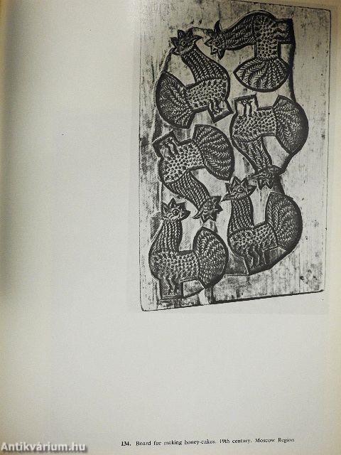 Traditional Russian carved and painted woodwork