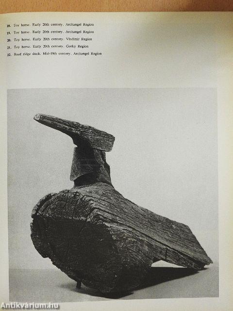 Traditional Russian carved and painted woodwork