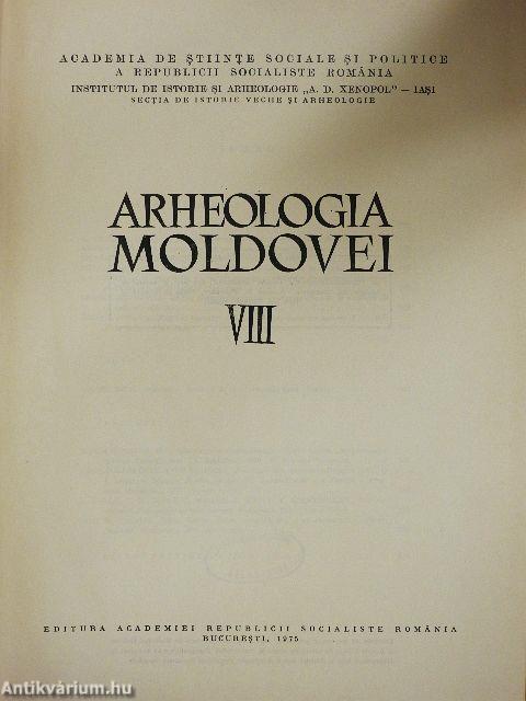 Arheologia Moldovei VIII