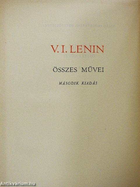 V. I. Lenin összes művei 4.