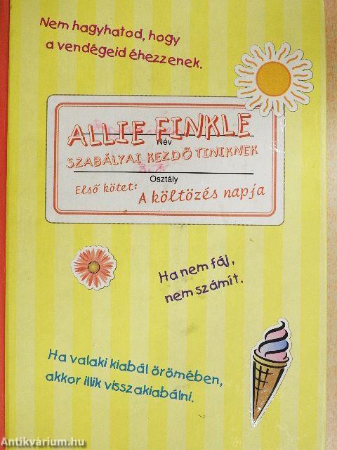Allie Finkle szabályai kezdő tiniknek 1.