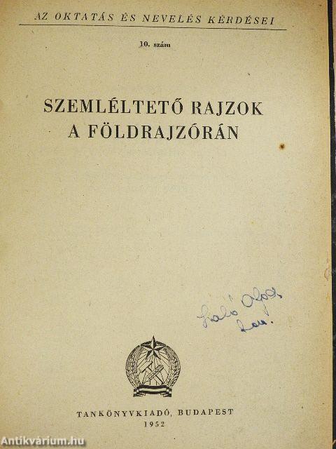 Szemléltető rajzok a földrajzórán