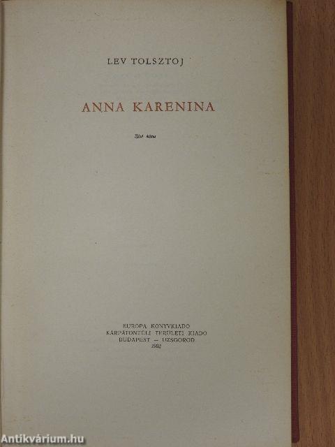 Anna Karenina I-II.