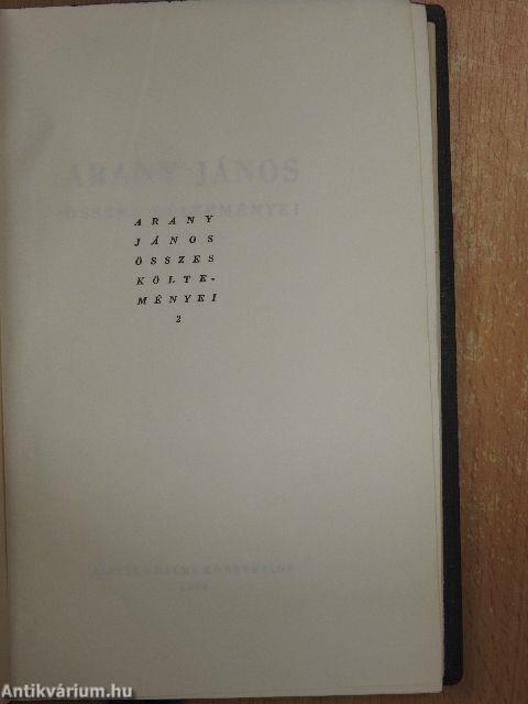 Arany János összes költeményei II. (töredék)