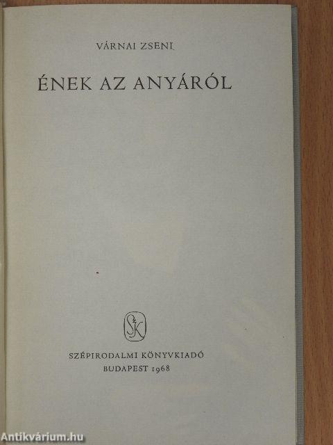 Ének az anyáról