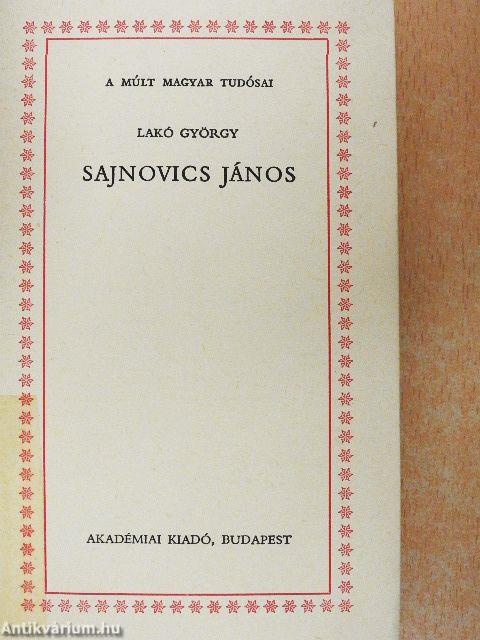 Sajnovics János