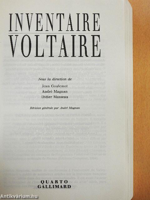 Inventaire Voltaire