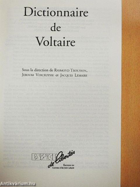 Dictionnaire de Voltaire