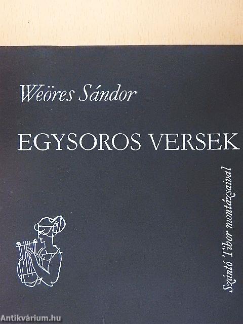 Egysoros versek