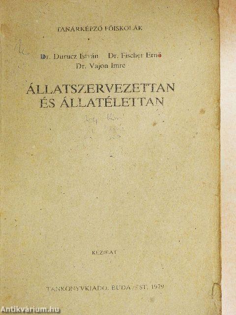 Állatszervezettan és állatélettan