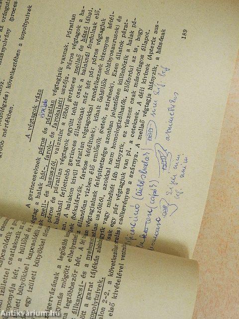 Állatszervezettan és állatélettan