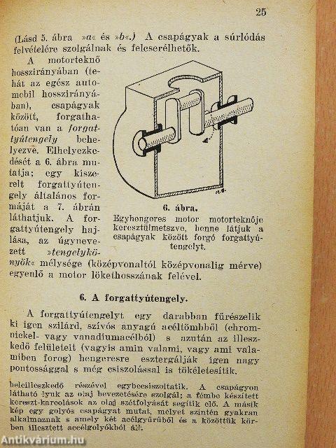 Az automobil, teherautó, motorkerékpár