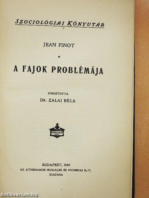 A fajok problémája
