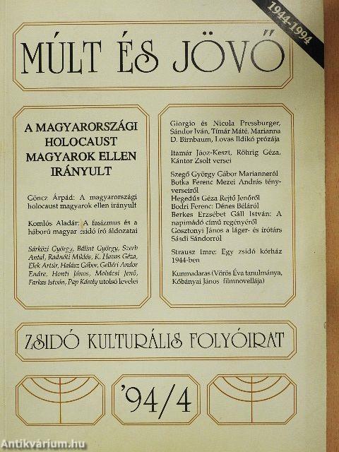 Múlt és Jövő 1994/4.