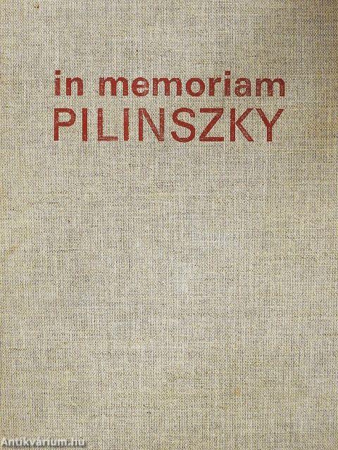 In memoriam Pilinszky