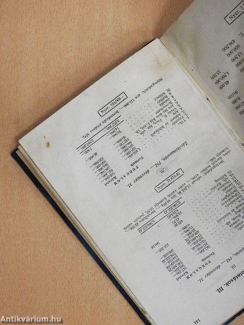 A zárókimutatás szerkezete