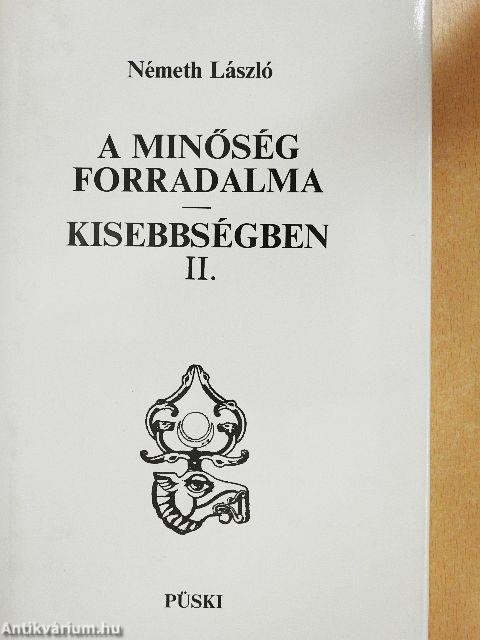 A minőség forradalma/Kisebbségben II. (töredék)