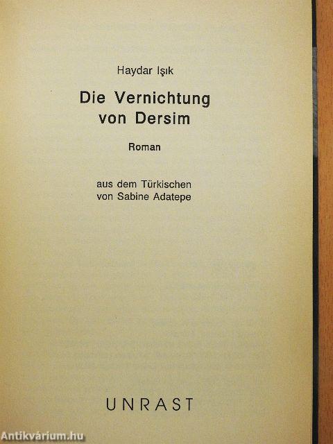 Die Vernichtung von Dersim
