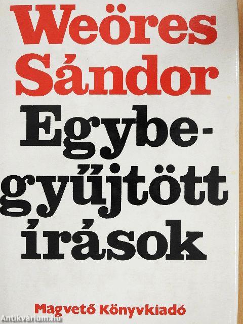 Egybegyűjtött írások 2. (töredék)