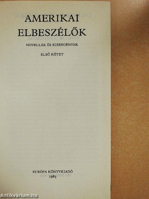 Amerikai elbeszélők I-II.