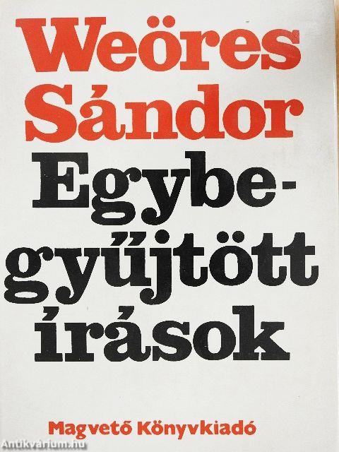 Egybegyűjtött írások 1. (töredék)