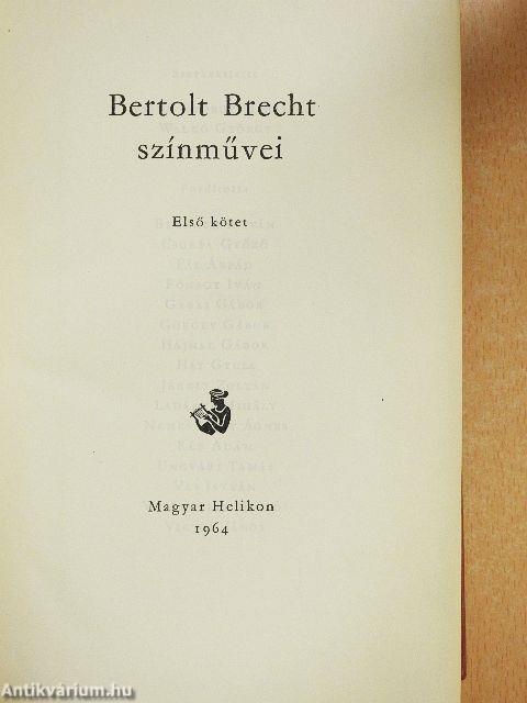 Bertolt Brecht színművei I. (töredék)