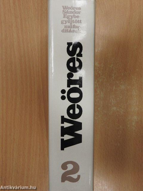 Egybegyűjtött műfordítások II. (töredék)