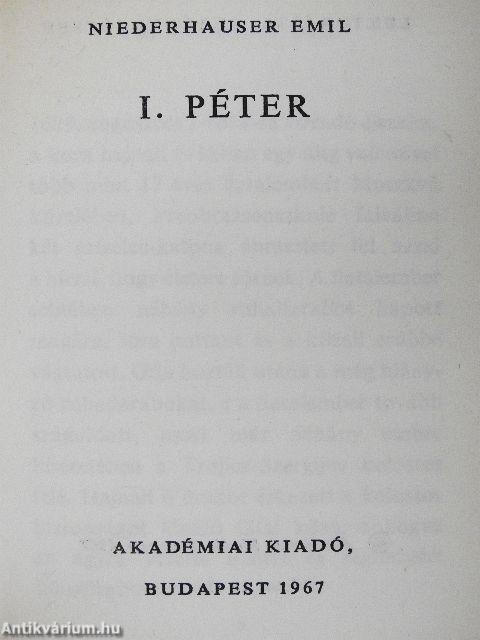 I. Péter