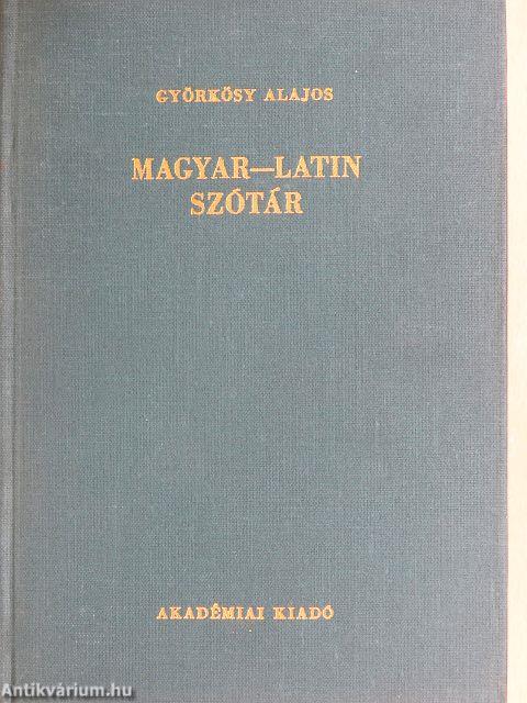 Magyar-latin szótár