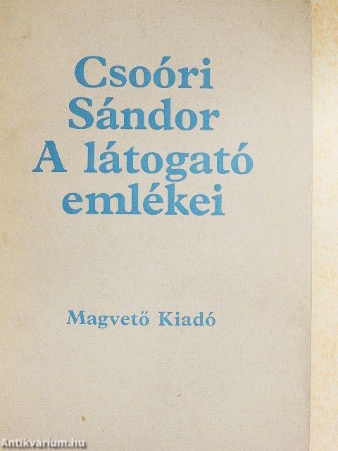 A látogató emlékei