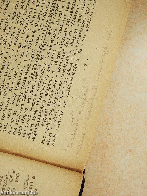 Régi magyar irodalom II.