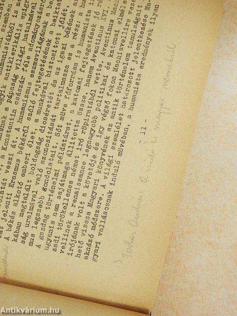 Régi magyar irodalom II.