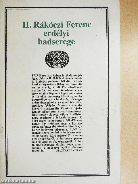 II. Rákóczi Ferenc erdélyi hadserege