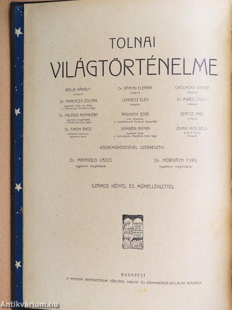 Tolnai Világtörténelme I-X.