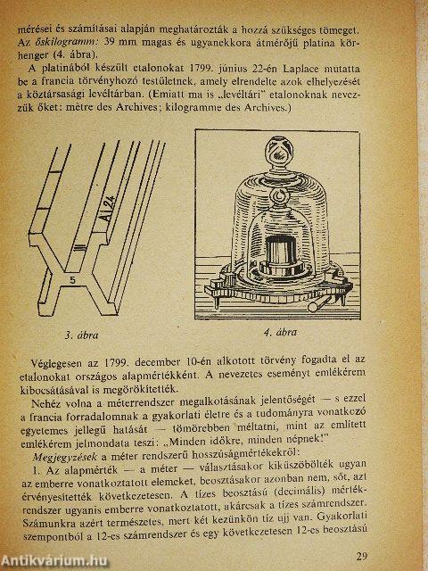 A mérés és a mértékegységek története, tanítása