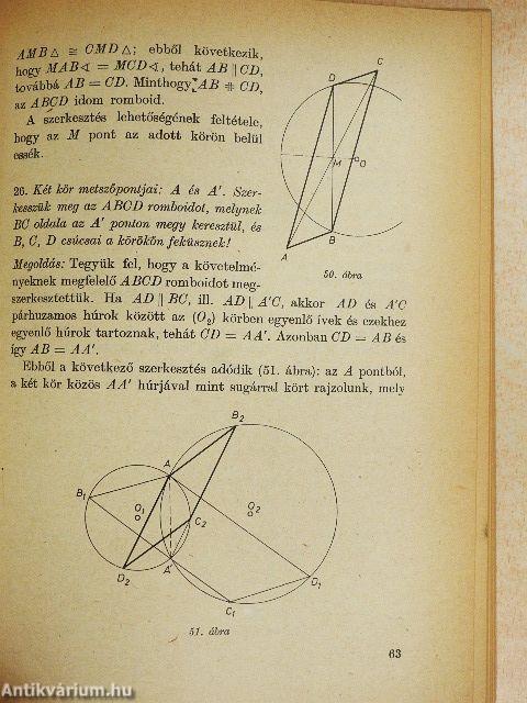 Geometriai szerkesztések