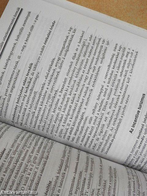 Idegenforgalmi ügyintézés III.