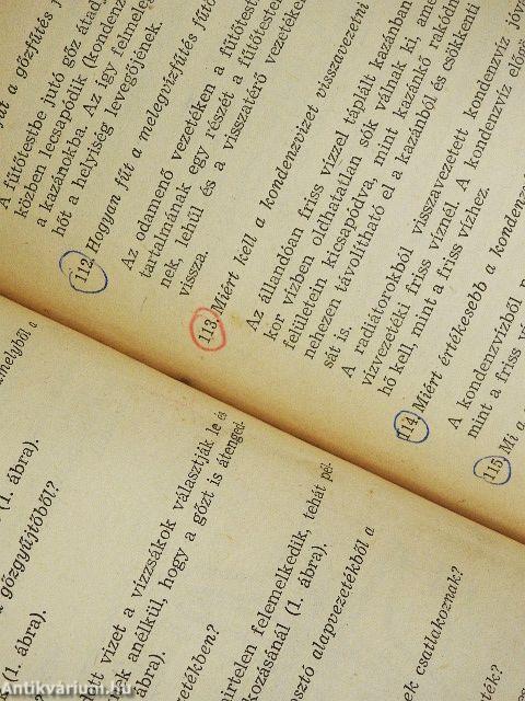 A központi fűtések kezelése