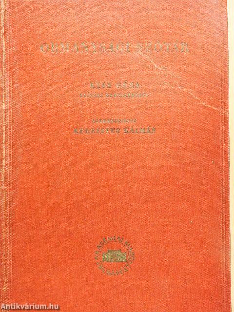 Ormánysági szótár