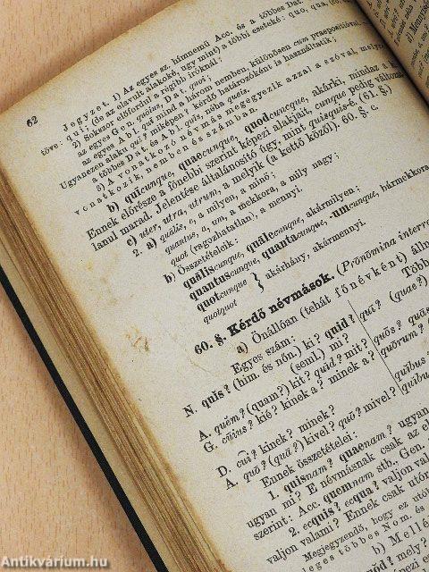 Latin alaktan/Latin gyakorlókönyv